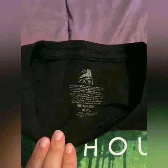 Bob Marley black tshirt men’s XL - Picture 3 of 5